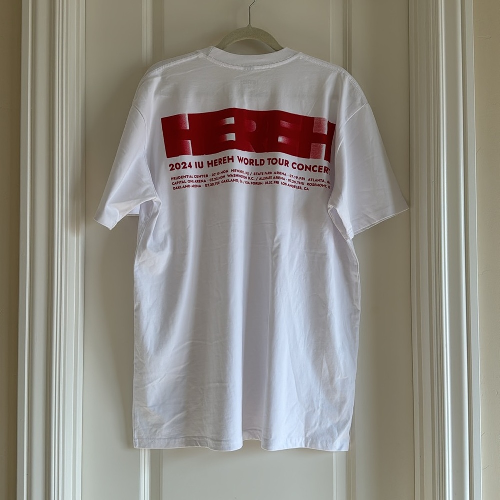 NWT IU HEREH World Tour Official White Shirt